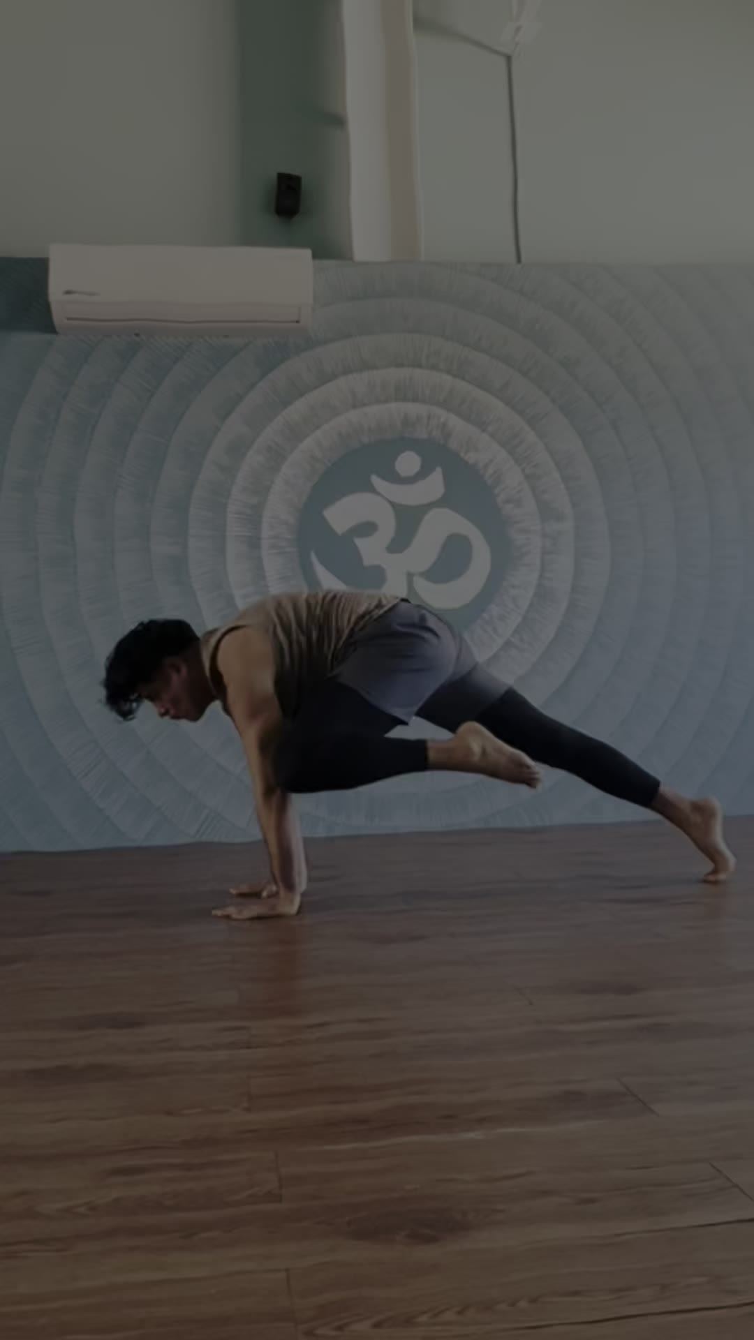 Animal Flow form in a yoga studio